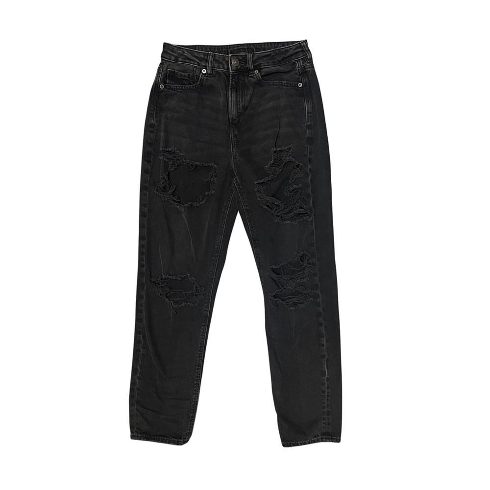 American Eagle 90s Boyfriend ripped black jeans